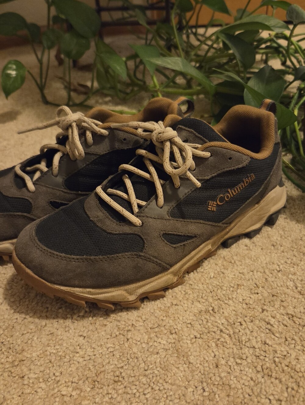 Columbia Women's Black and Brown Trail Sneakers